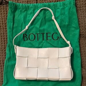 Bottega Veneta Cassette Woven Leather Shoulder Bag